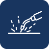 Icoon - Constructiebankwerker lasser